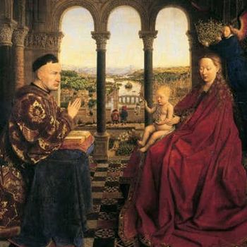 La Vierge du chancelier Rolin Jan VAN EYCK